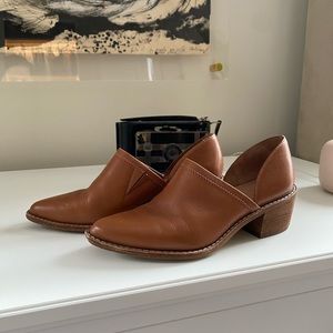 Madewell Leather Brady Lowcut Bootie | Size 6
